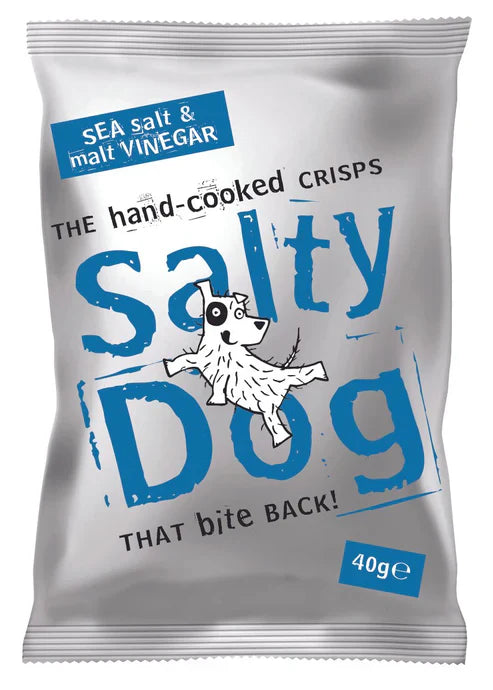 Salt & Malt Vinegar 24 x 40g - Salty Dog