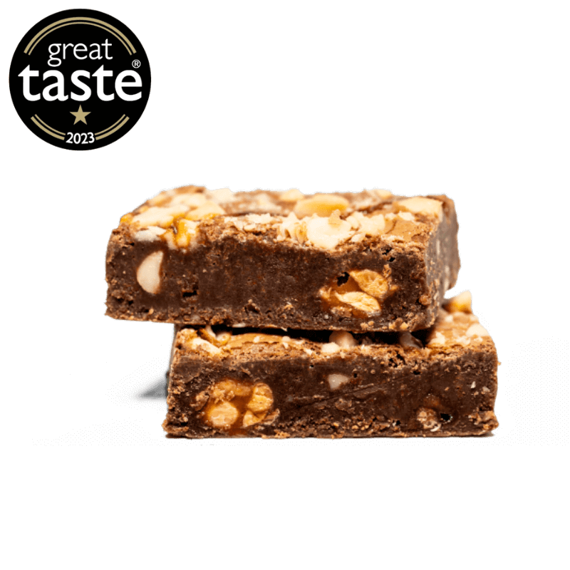 THE HOMEMADE BROWNIE COMPANY Snickers Chocolate Brownie 16 x 60g