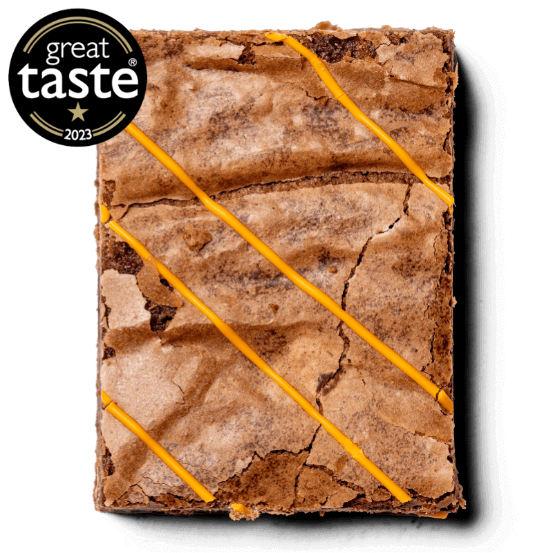 THE HOMEMADE BROWNIE COMPANY Chocolate Orange Brownie 16 x 60g