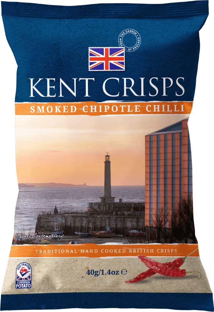 Smoked Chipotle Chilli 20 x 40g - Kent Crisps
