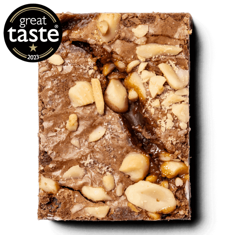 THE HOMEMADE BROWNIE COMPANY Snickers Chocolate Brownie 16 x 60g