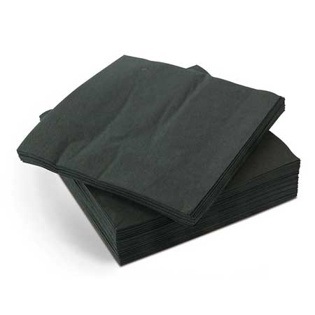Black Napkins 33cm 2ply (1x1000)