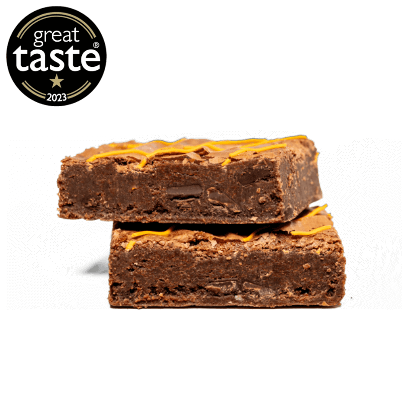THE HOMEMADE BROWNIE COMPANY Chocolate Orange Brownie 16 x 60g