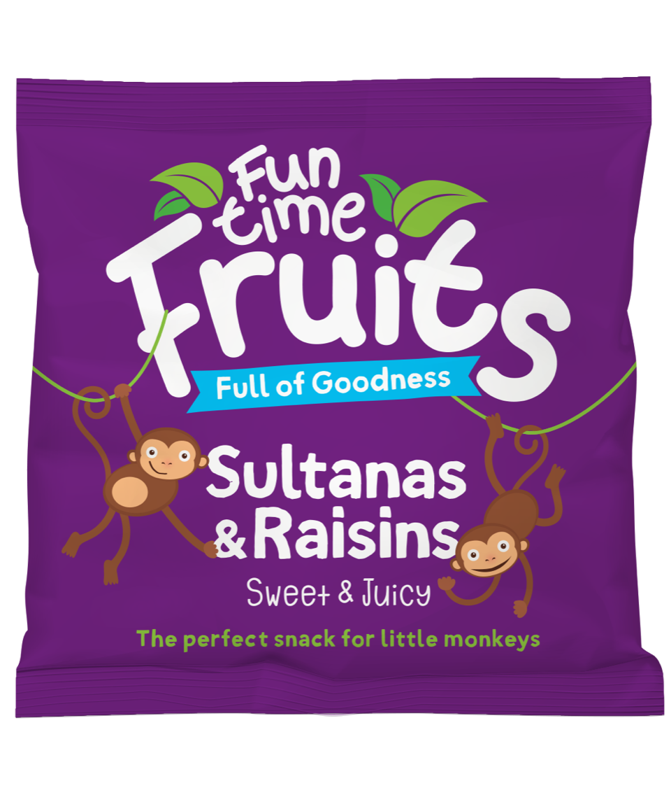 Funtime Fruits - Juicy Sultans & Raisins - 60 x 25g