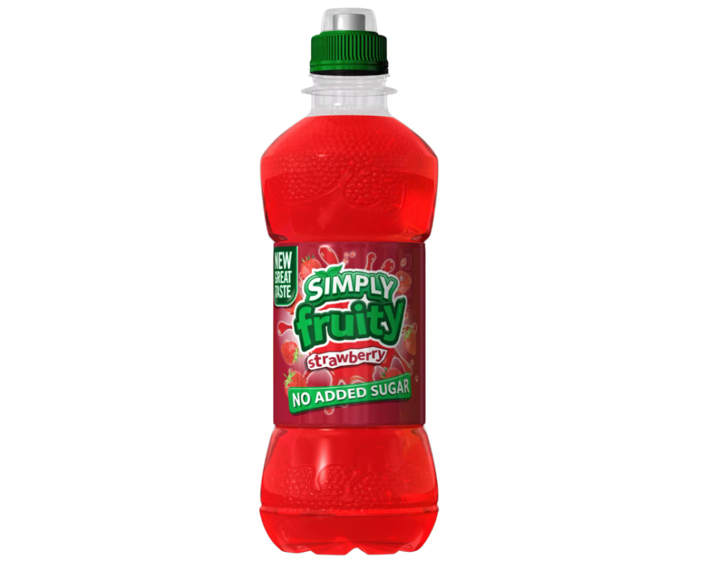Simply Fruity Strawberry Juice - 12 x 330ml