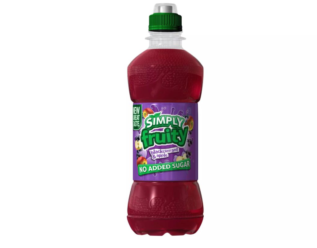 Simply Fruity Blackcurrant & Apple Juice - 12 x 330ml