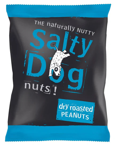 Dry Roasted Peanuts 24 x 45g - Salty Dog