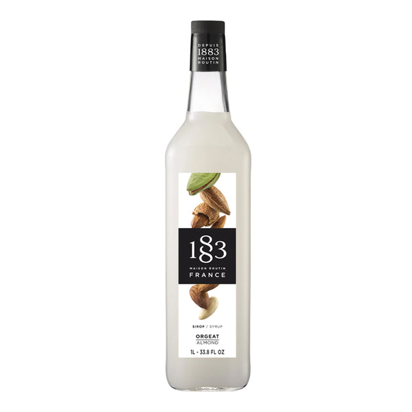 1883 Maison Routin Almond Syrup 1L | Premium French Coffee & Drink Syrup