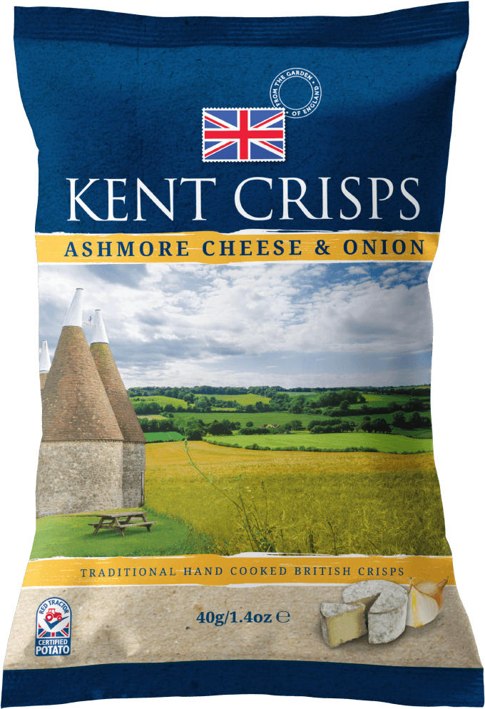 Ashmore Cheese & Onion 20 x 40g - Kent Crisps
