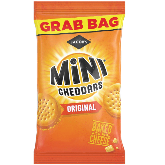Jacobs Mini Cheddars Original Grab Bag 30 x 45g
