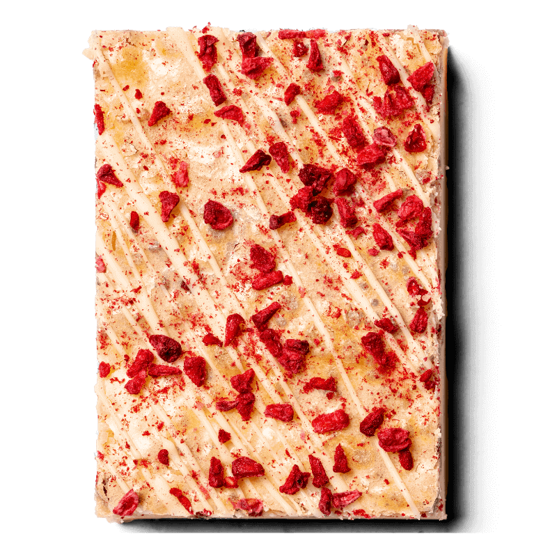 THE HOMEMADE BROWNIE COMPANY Raspberry White Chocolate Blondie 16 x 60g