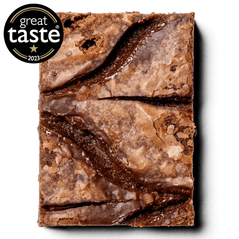 THE HOMEMADE BROWNIE COMPANY Salted Caramel Brownie 16 x 60g