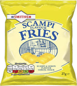 Smiths Scampi Fries Pub Card (Scampi & Lemon Snacks) - 24 x 27g